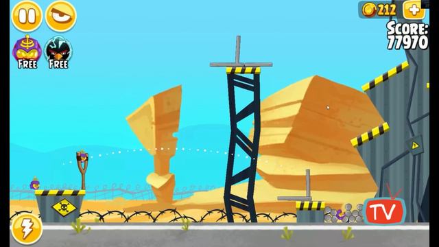 Angry Birds Season - Power-Up Test Site смотреть онлайн