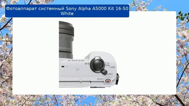 Фотоаппарат Sony Alpha A5000 Kit 16-50 White обзор смотреть онлайн