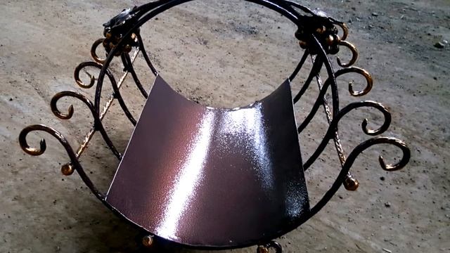 Кованая подставка для дров возле камина смотреть онлайн