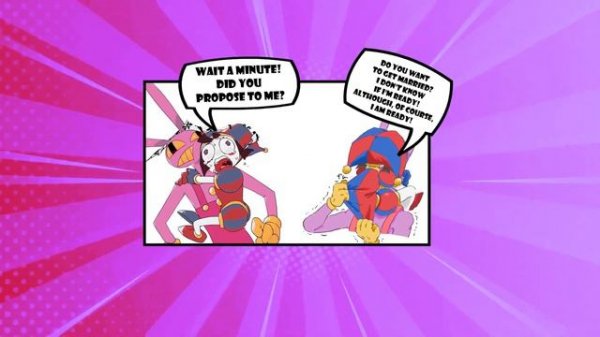 Mini Jax with Pomni ... | The Amazing Digital Circus Comic | TADC