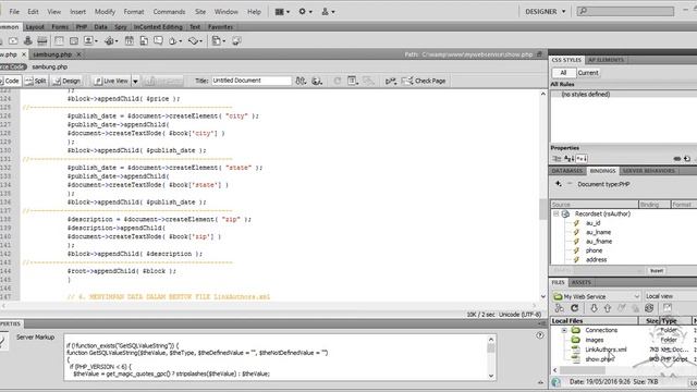05 Create XML With PHP on Dreamweaver CS4 смотреть онлайн
