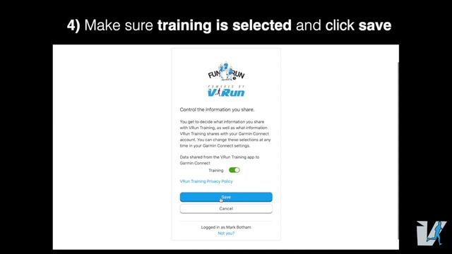 Connecting VRun and Garmin смотреть онлайн