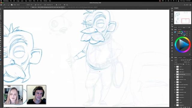 Alien Wildlife Biologist Character Design with Chris Blackstock - 1 of 2 | Adobe Creative Cloud смотреть онлайн