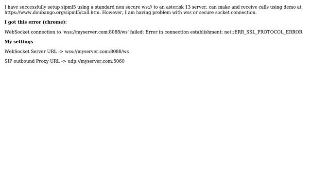 SIPML5 connection to Asterisk 13 over wss смотреть онлайн