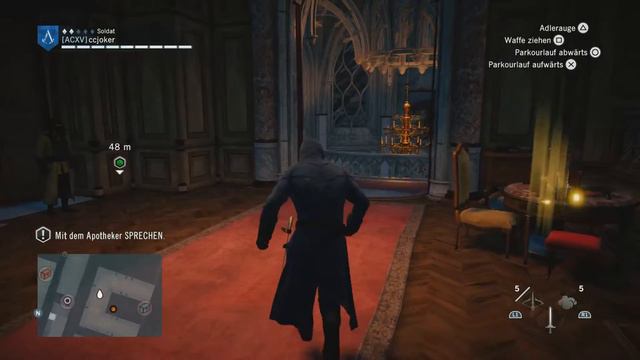 Assassins Creed Unity Singleplayer Gameplay Part 21 - Bei Mirabeau zu Hause [1080p] [PS4] смотреть онлайн