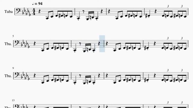 Tuba Sheet Music: How to play Among Us Drip Remix by Leonz смотреть онлайн