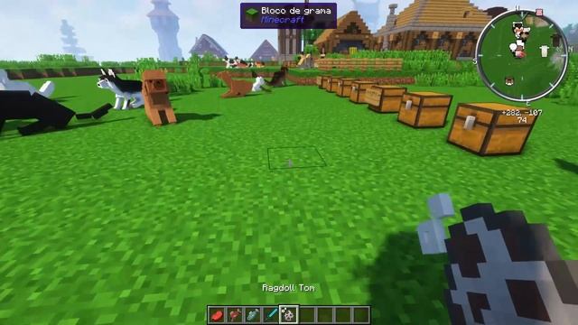 ANIMANIA CATS & DOGS 1.12.2: CÃES E GATOS! - TUTORIAL MINECRAFT MOD 214#(PT BR) смотреть онлайн