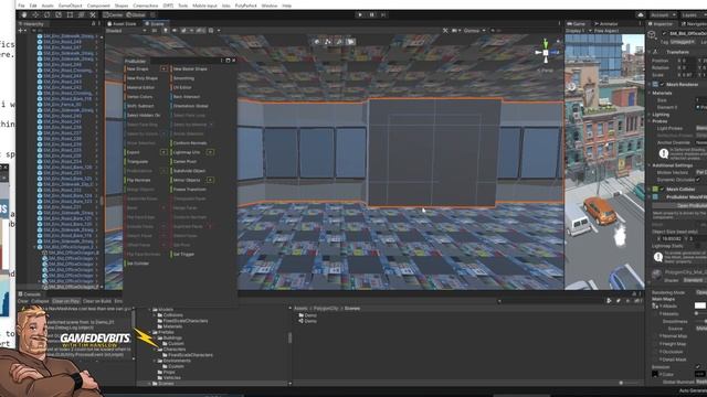 Unity3D Tutorial - Using Probuilder to add an interior to Syntys Polygon City смотреть онлайн