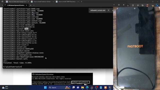 How to Check and Change Current Active Slot on Android [Fastboot & TWRP] смотреть онлайн