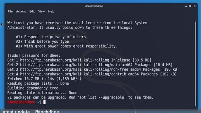 How to Create a New User with sudo Permission in Kali Linux? | TECH DHEE смотреть онлайн