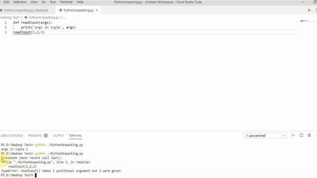 Python: Unpacking Variables| Pass Multiple input to python смотреть онлайн