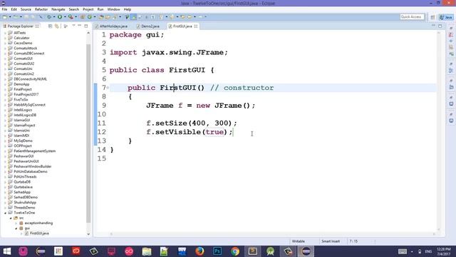 #1 Java Swing Tutorial in Pashto | Introduction смотреть онлайн