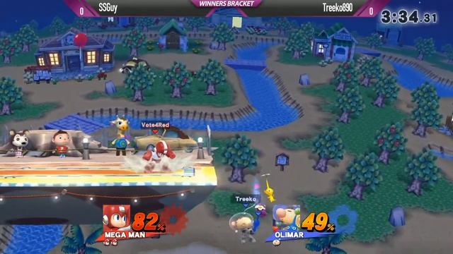 SW 24 Wii U - SSGuy (Mega Man) vs Treeko890 (Olimar) - Winner Bracket смотреть онлайн