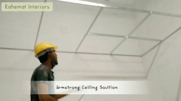 Armstrong Ceiling installation | Ceilling Solution | Armstrong Frame | Video & Photo