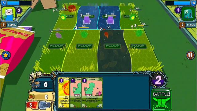 BMO HAS BO! ZGW Plays Adventure Time Card Wars #4 смотреть онлайн