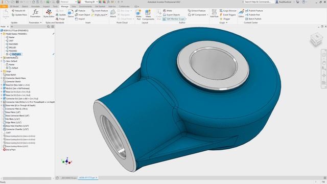 Autodesk Inventor 2022 What’s New: Model States for Parts смотреть онлайн