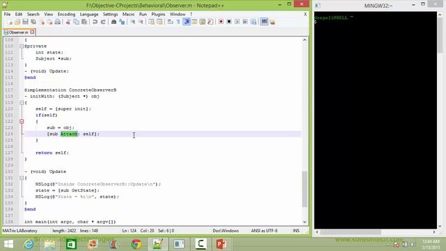 Observer Design Pattern In Objective-C смотреть онлайн