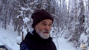 Проверка капканов на бобров. Зимняя охота на пушнину