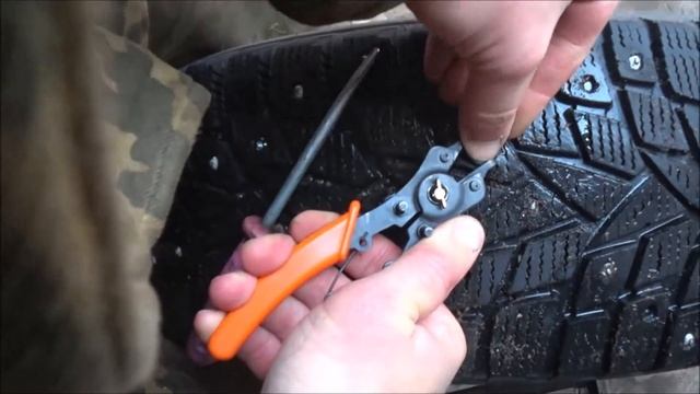 ДОШИПОВКА ЗИМНЕЙ РЕЗИНЫ КАК ВСТАВИТЬ РЕМОНТНЫЕ ШИПЫ САМОСТОЯТЕЛЬНО