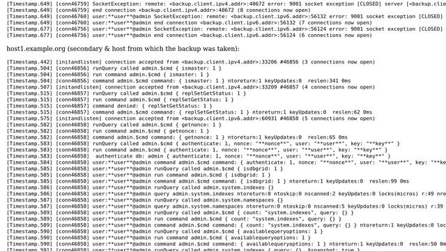 MongoDB: dbclient_rs replSetGetStatus failed{ ok: 0.0, errmsg: "unauthorized" } смотреть онлайн