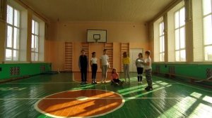 Поздравления от 5 Г с днём учителя! Сценка урока физкультуры.СОШ№12