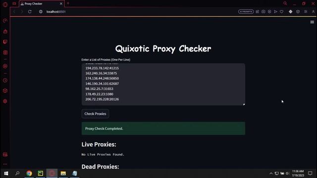 Proxy Checker смотреть онлайн