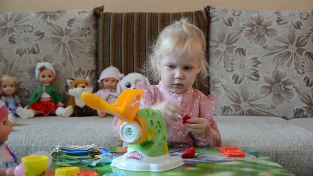 Плей До (Play-Doh). МАКАРОНЫ из пластилина смотреть онлайн