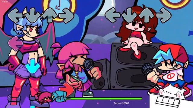 Friday Night Funkin' Bongo Cat plays Liz Week Mod Hard Mode! смотреть онлайн