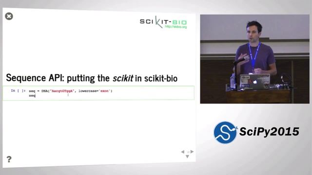 Scikit bio: A Bioinformatics Library for Data Scientists, Students, and Developers | SciPy 2015 | J смотреть онлайн