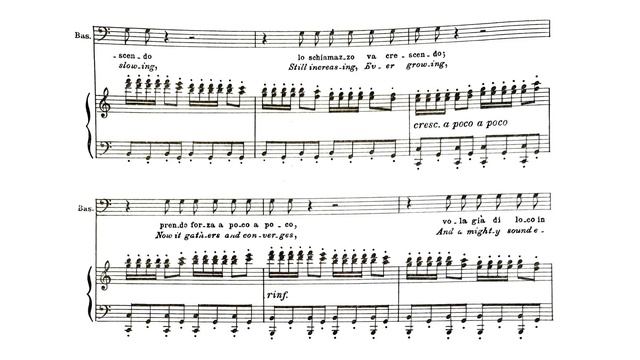 La calunnia - Accompaniment - C major - Il Barbiere di Siviglia - Rossini смотреть онлайн
