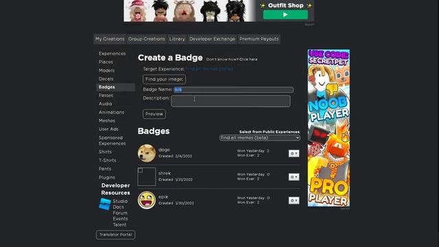 How to create a roblox badge Ep.1 uploading смотреть онлайн