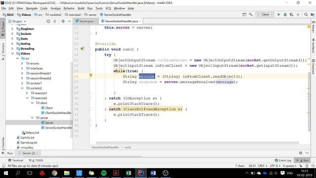 Sockets 2 exercises смотреть онлайн