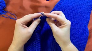 Пуловер с v-образной горловиной английской резинкой. Мастер-класс. Ч.1.