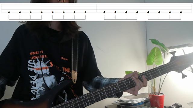 Nirvana - Drain You (Bass Cover With Tabs) смотреть онлайн