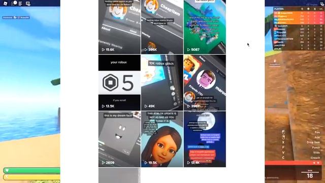 Testing Roblox FREE ROBUX GLITCHES on TikTok... смотреть онлайн