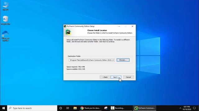 Install Python 3.9 and PyCharm on Windows 10 смотреть онлайн