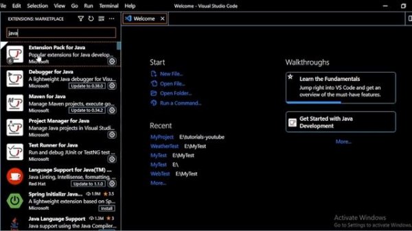 Setup the Selenium java Project in VS Code.