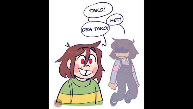 ОБЕД (undertale комикс озвучка) смотреть онлайн