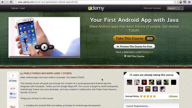 Your First Android App with Java Course (50% off!) смотреть онлайн