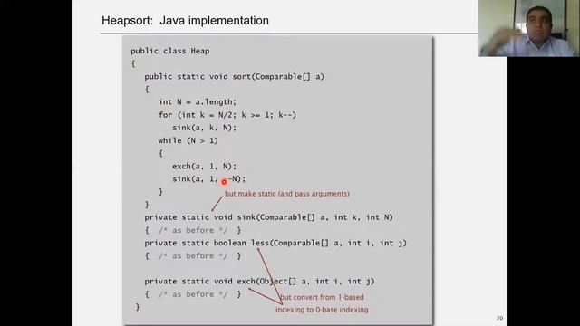 12- Data Structures and Algorithms, heap sort смотреть онлайн