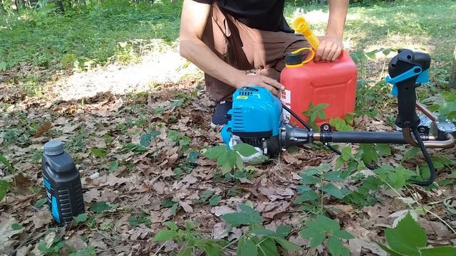 Как собрать бензиновый триммер KROFF 4T3900 (собираем бензокосу) смотреть онлайн