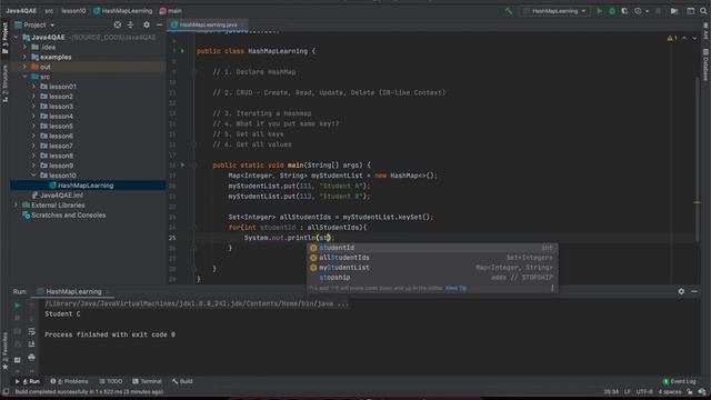 Java4QAE | Lesson 10 | HashMap смотреть онлайн
