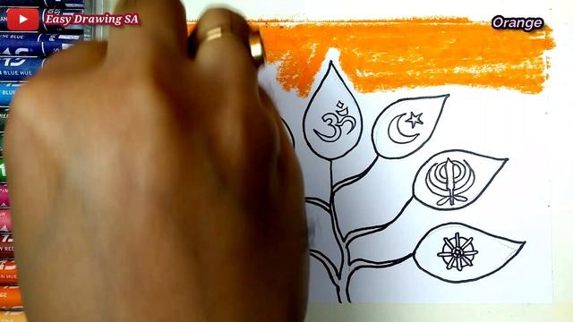 National unity day poster/ rashtriy Ekta Diwas drawing/unity in diversity drawing/ unity day drawin смотреть онлайн