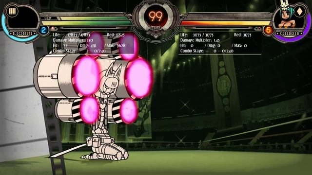 Skullgirls Endless Beta: Robo Fortune's Beam Super смотреть онлайн