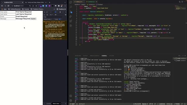 How to Build the Form Your Project Needs with NextJS, API Routes, and Yup смотреть онлайн