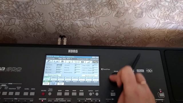 Редакція ударних Drum Edit в Korg PA300/600/900.. смотреть онлайн