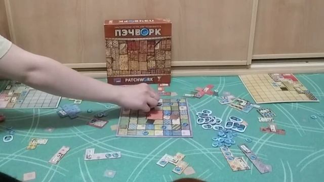 АСМР - настольная игра "пэчворк"/let's play смотреть онлайн