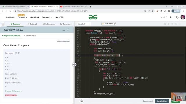 DAY 163 - Knight in Geekland | BFS | JAVA | C++ GFG POTD 2 Apr смотреть онлайн
