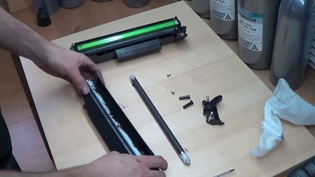Заправка картриджа HP CE285A смотреть онлайн