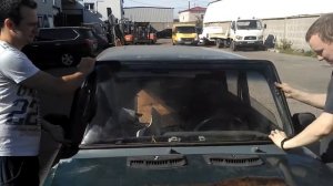 Установка лобового стекла ВАЗ 2107